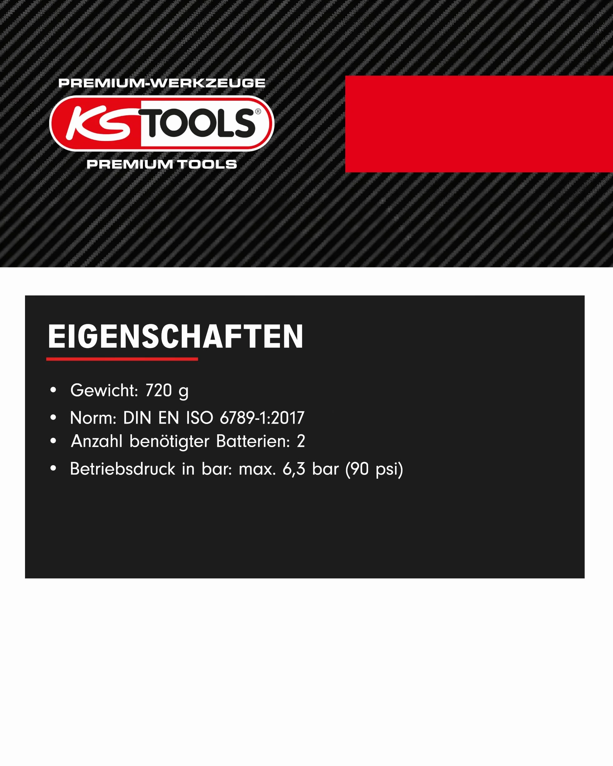 KS Tools 516.1191 Indicador digital de ángulo de giro con imán, Ø 55,0 mm
