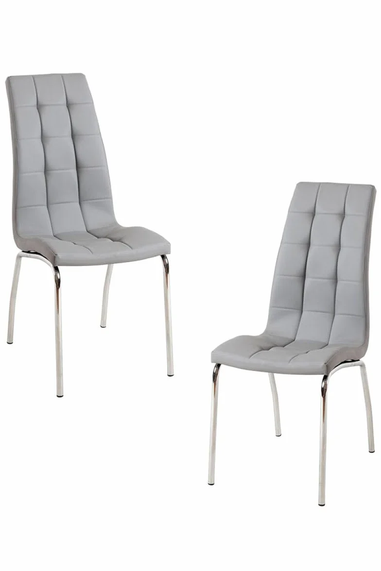 Regalos Miguel - Packs Sillas Comedor - Pack 2 Sillas Liam - Gris Claro