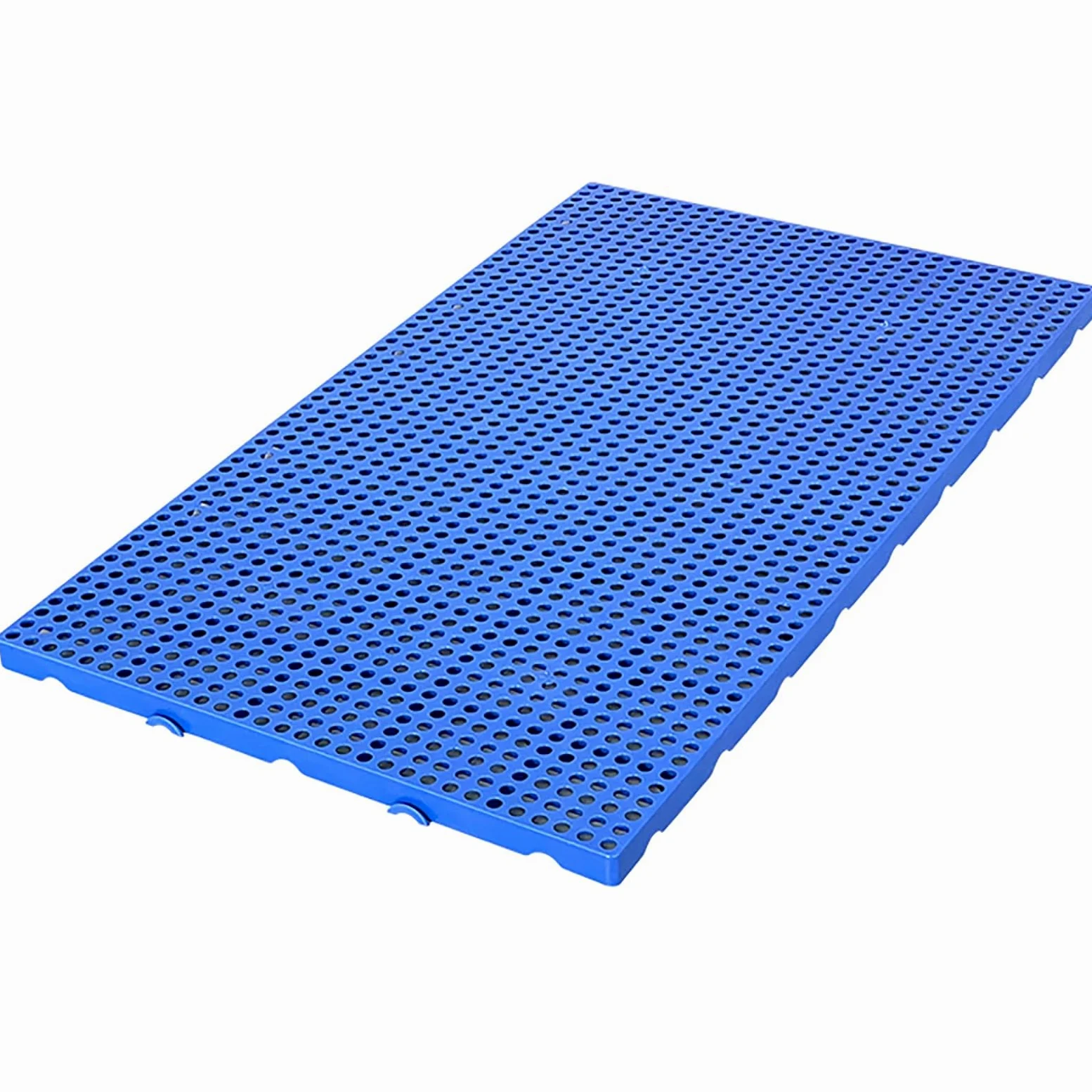 BreathabStackab- Paleta de plástico ligera e impermeable DurabNesting con rejillas de ventilación, color azul, 100 x 80 x 5 cm, para almacenamiento y envío