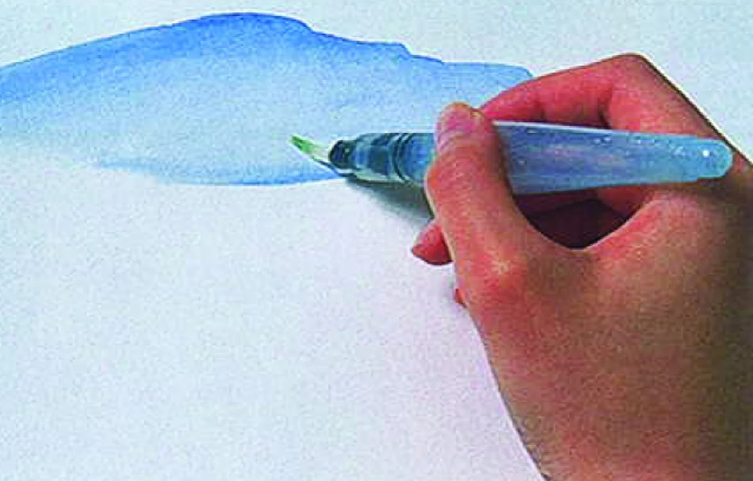 Pentel Aquash Brush Pincel para acuarelar con depósito de agua