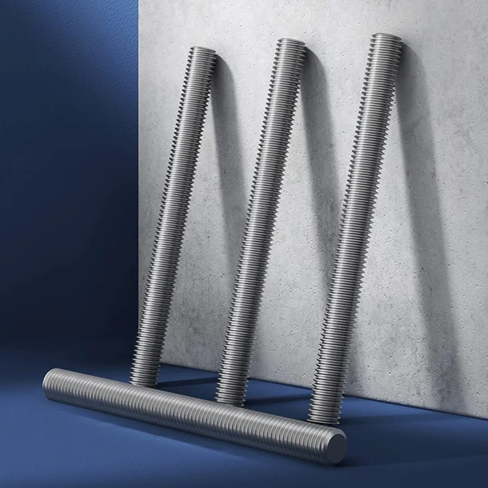 Varilla Roscada Doble Extremo M10x140mm Acero Inoxidable 2 pcs