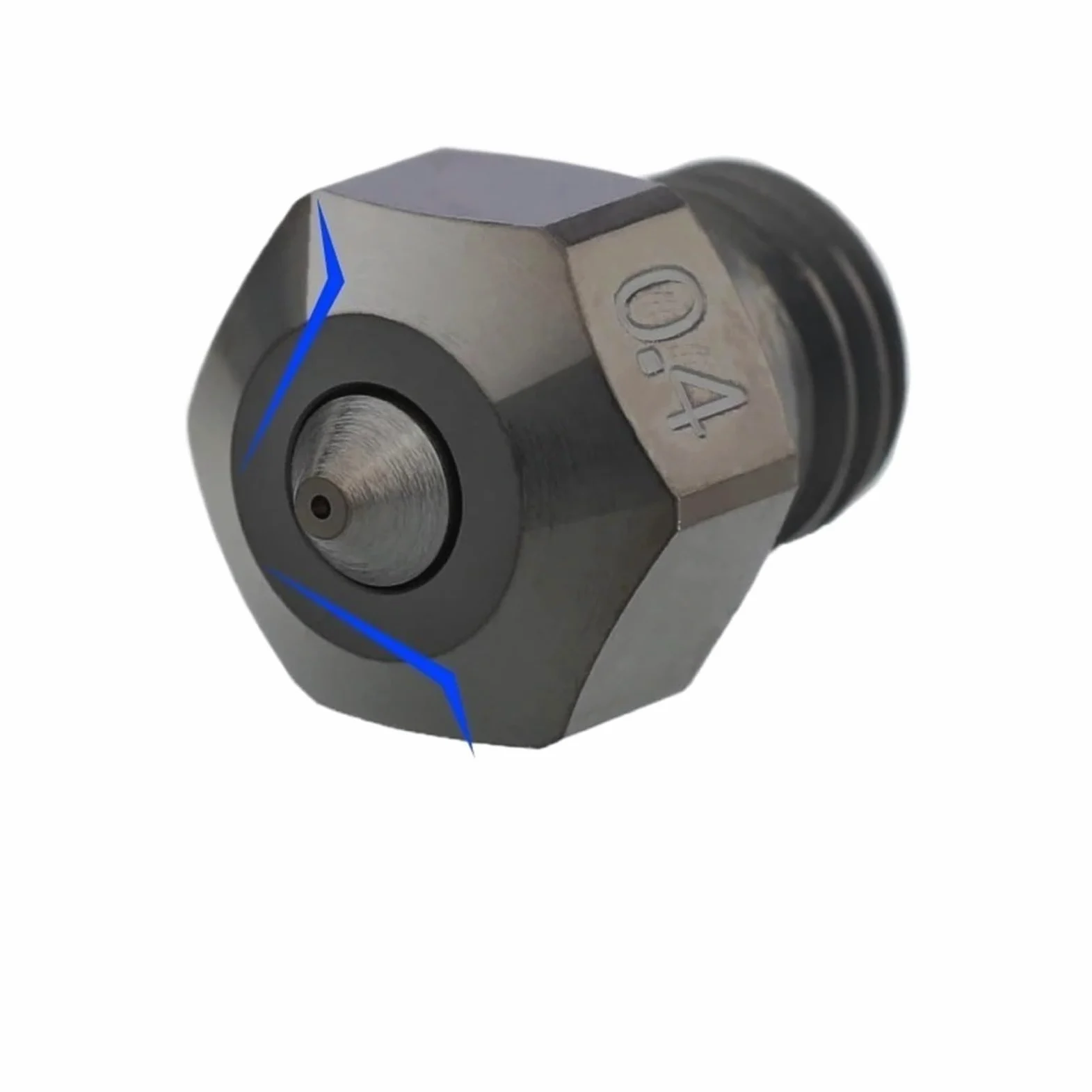 Boquilla MK10 Carburo Tungsteno Compatible con Flashforge Creator Pro X | Material resistente al desgaste, uso a altas temperaturas, extrusión precisa, accesorio hotend(0.4mm)