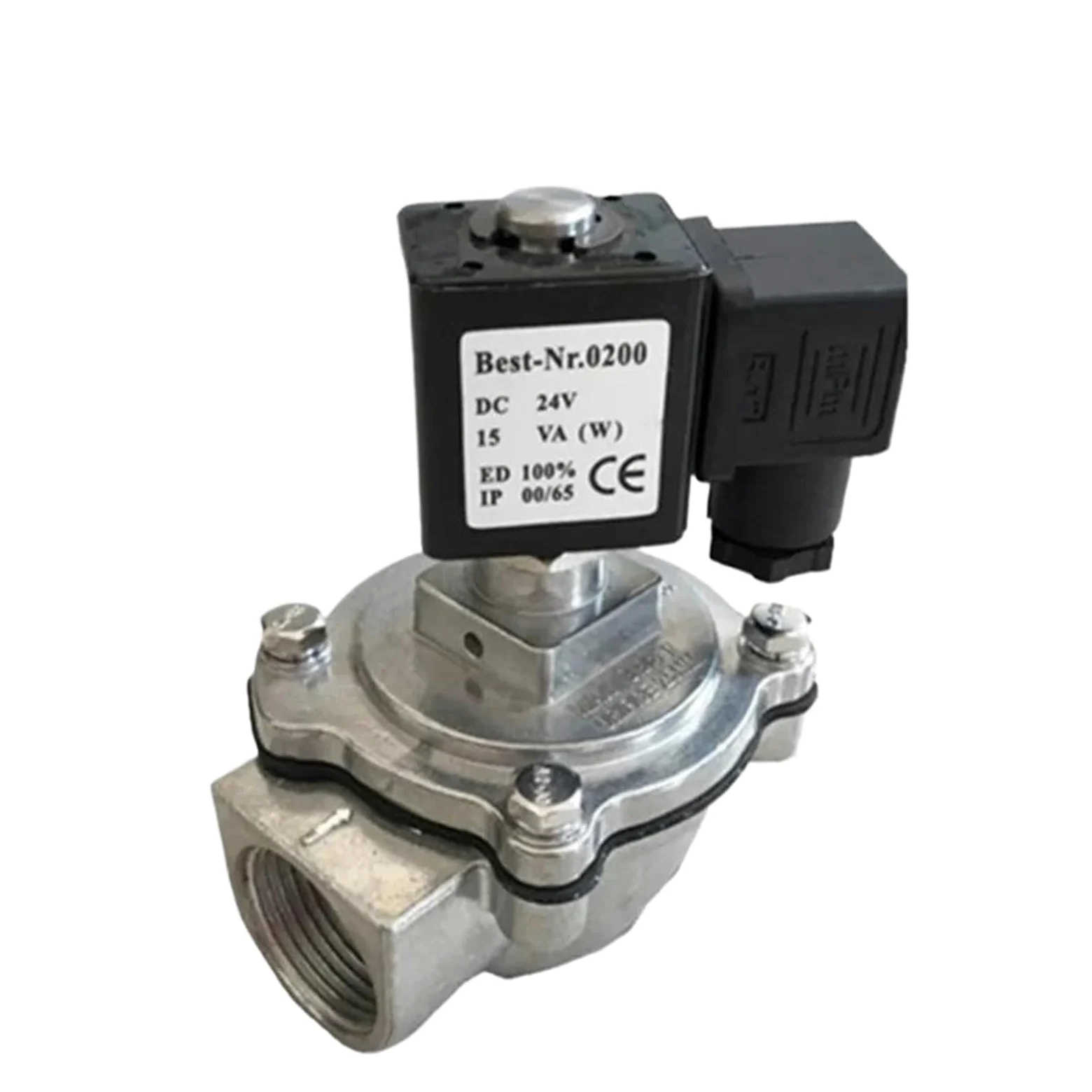 1 Pieza DMF-Z-25 Colector de Polvo neumático con Bolsa en ángulo Recto DC24V Válvula de Pulso de solenoide de 1 Pulgada(DC12V)