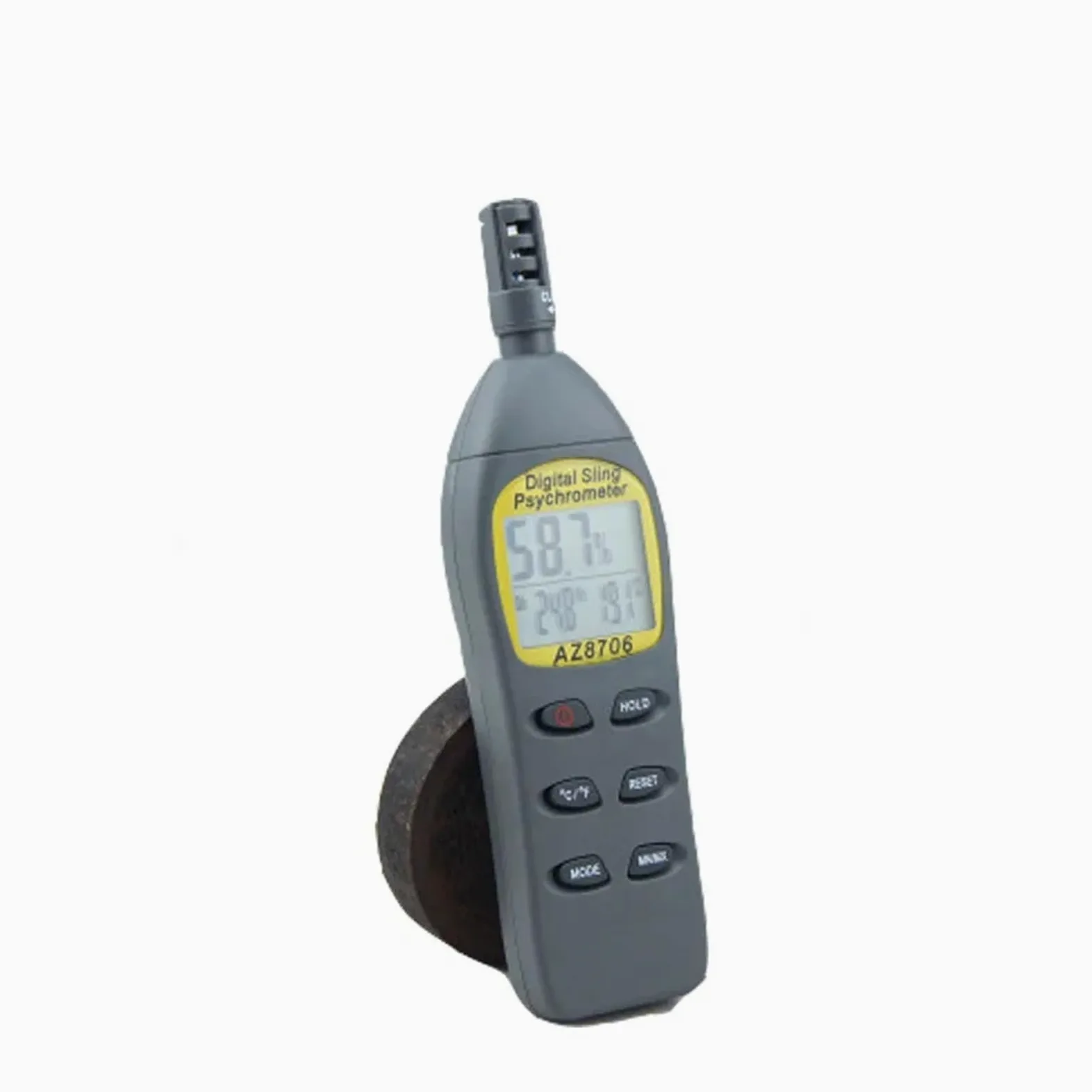 Medidor de punto de rocío portátil de alta precisión AZ8706, termohigrómetro digital AZ-8706