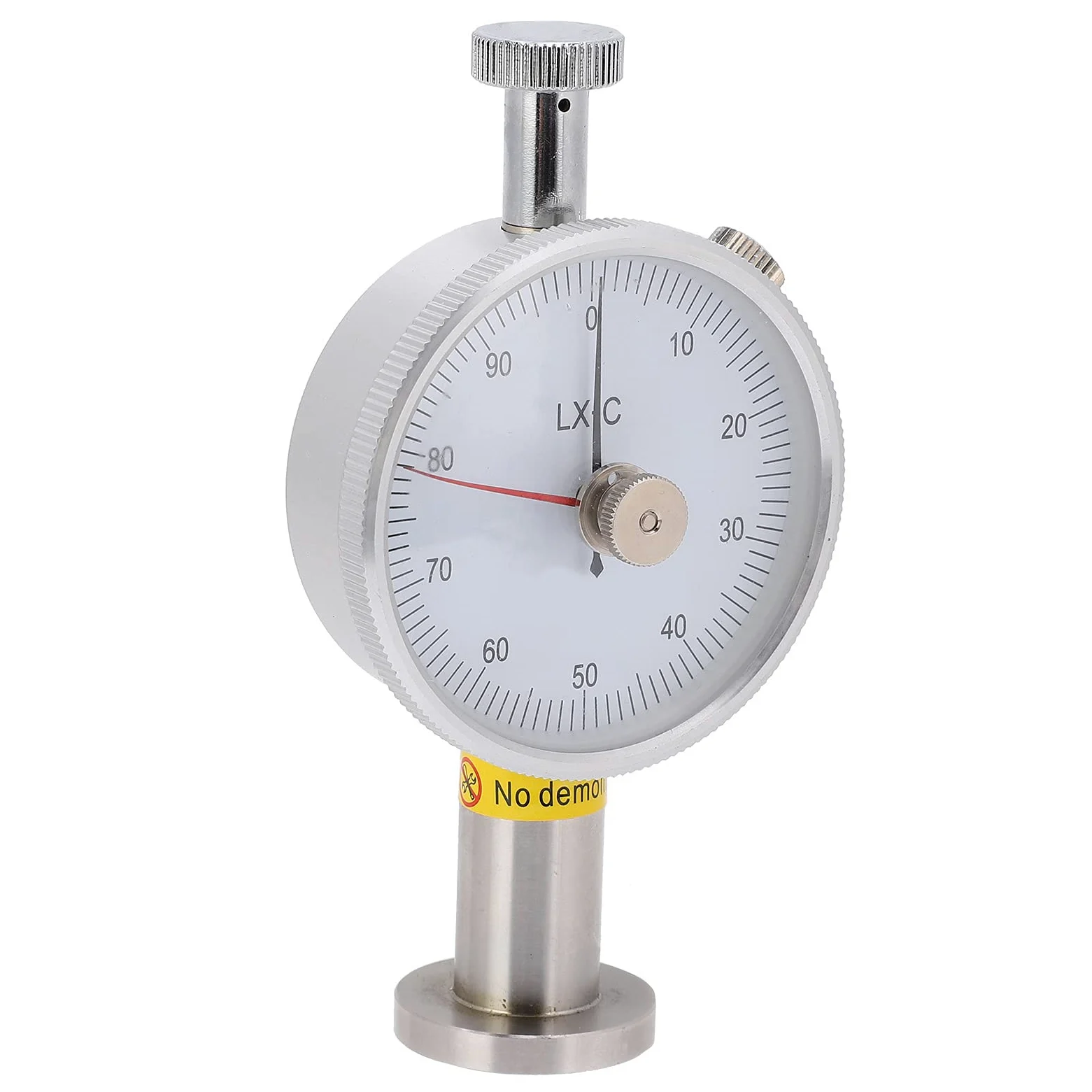 Medidor de dureza durométrico Shore LX - C - 2, medidor de puntero de 0,55 N a 8,05 N para plásticos y cauchos, durométrico de mano con esfera clara para una medición precisa de la