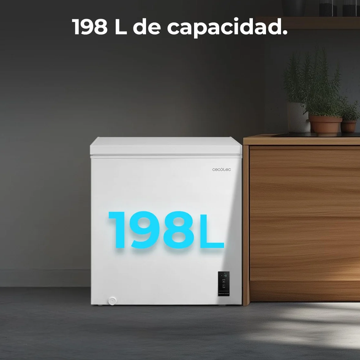 Cecotec Bolero CoolMarket Chest 198P Congelador Horizontal 198L Biały