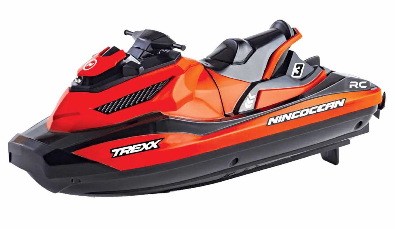 Ninco Trexx Espectacular Moto de Agua Equipada con 2 Motores 2,4Ghz Li-Ion 3,7V 500mAh 24,5x22x9 cm