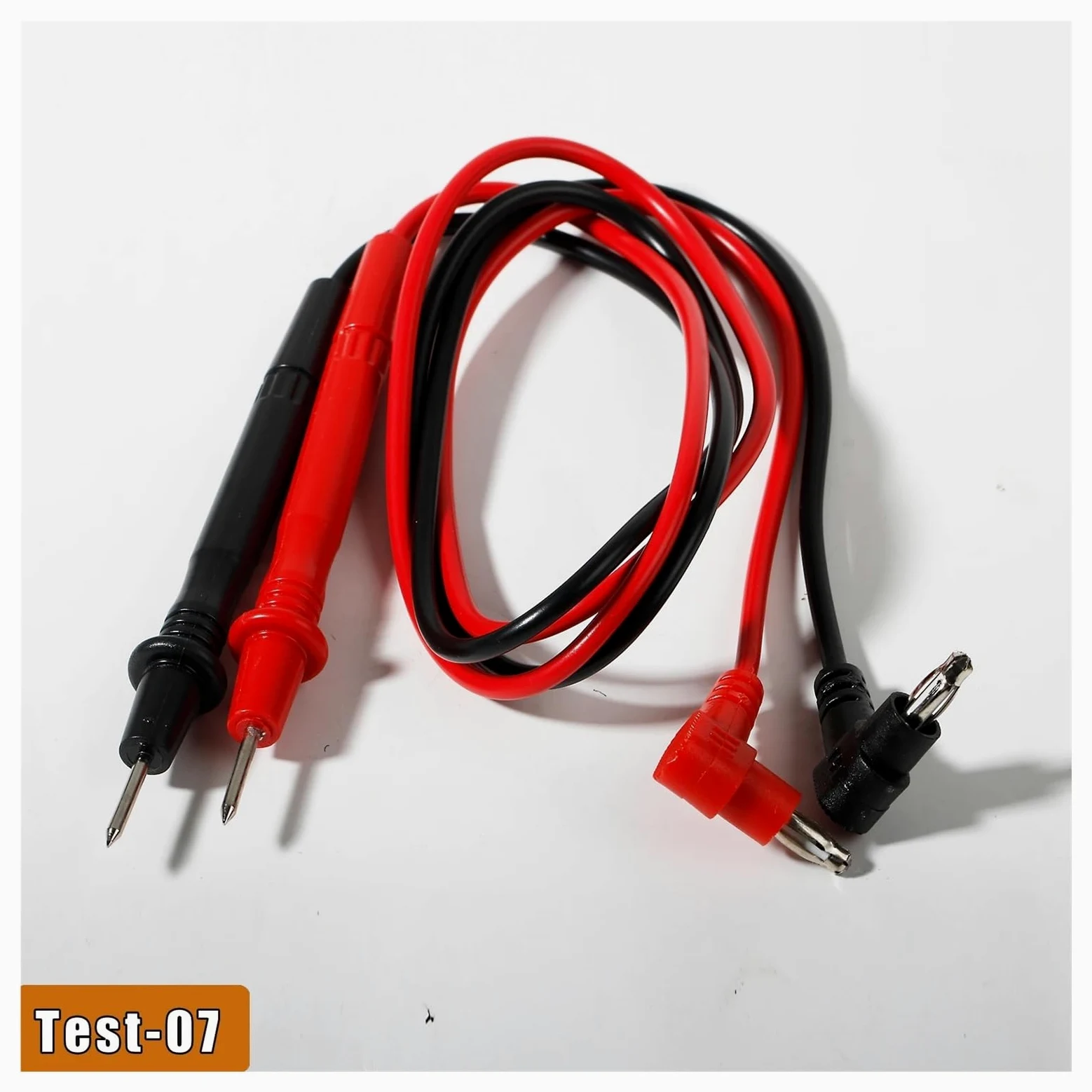 Cable de prueba de multímetro con clips de cocodrilo (test-07)