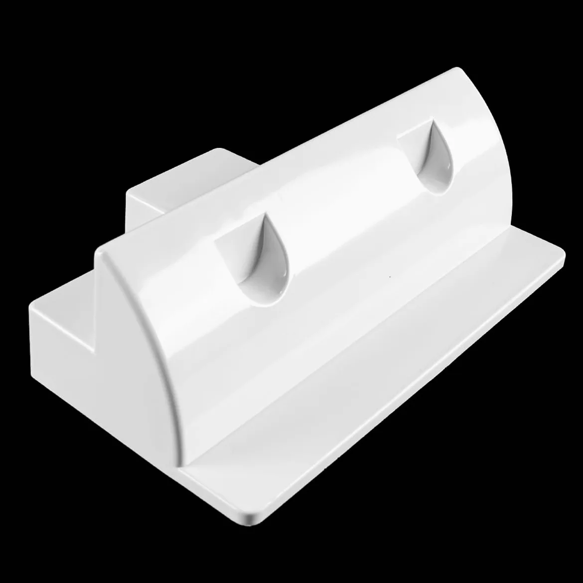 Soporte de montaje para panel solar ABS (7 piezas), sin perforaciones, kit de soporte de esquina para techo de RV, barco, furgoneta, caravana, protección UV, color blanco