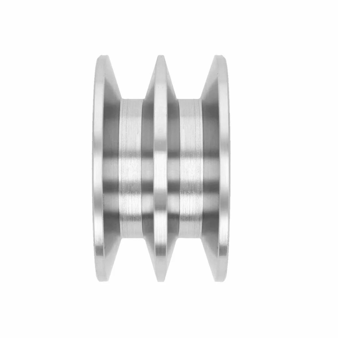 Polea trapezoidal 2 ranuras SPB 17 mm eje 30 mm 70 mm