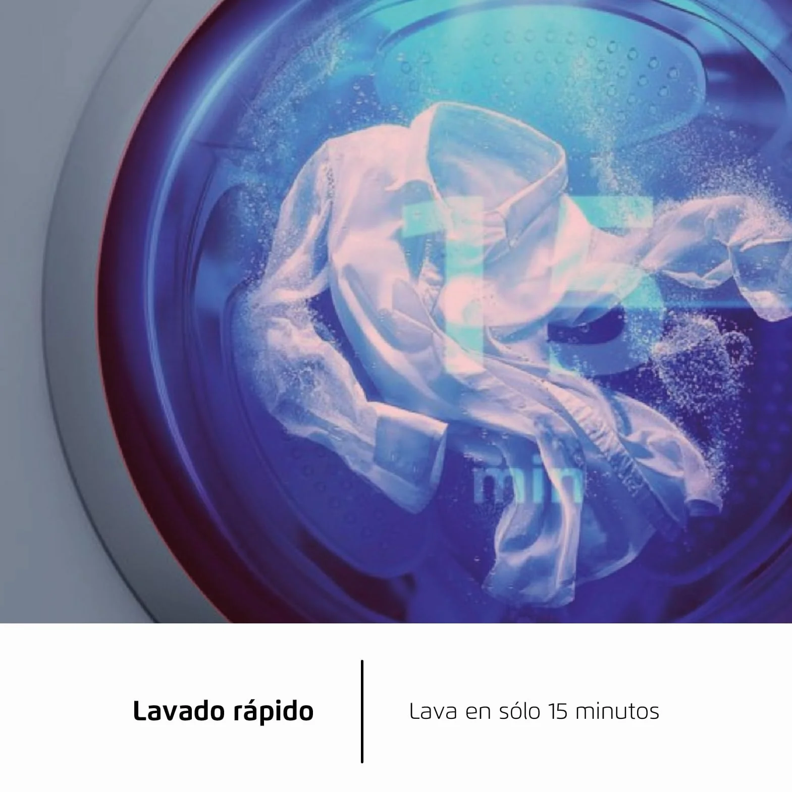 Corberó Lavadora Secadora Carga Frontal CLSH85VIN 8 kg 5 kg 1400 RPM Inverter Función Vapor Blanco
