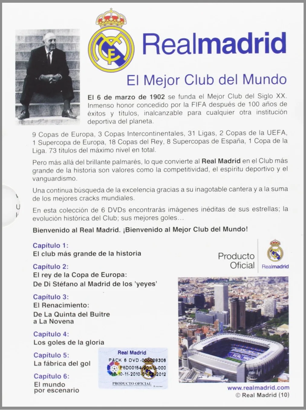 Historia Real Madrid DVD