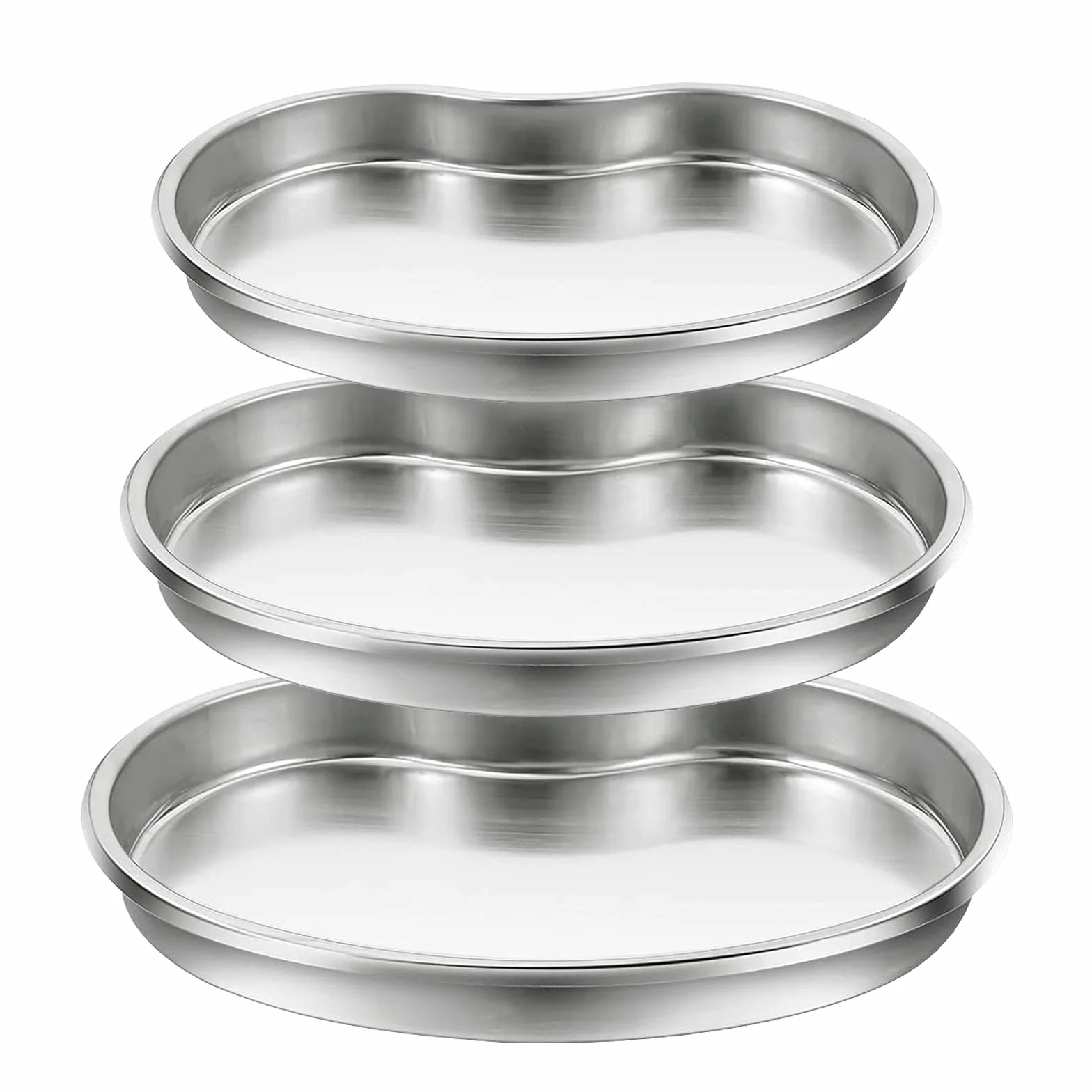 Bandeja Médica de Acero Inoxidable para Esterilización, Laboratorio Clínico y Tatuaje