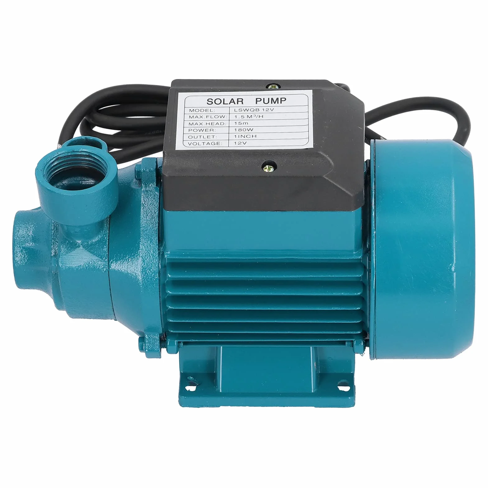 Bomba de Agua DC12V 180W, Micro Bomba Eléctrica de Flujo Máximo 15M, con de Enfriamiento y Acuario, Ideal para Sumidero Horizontal