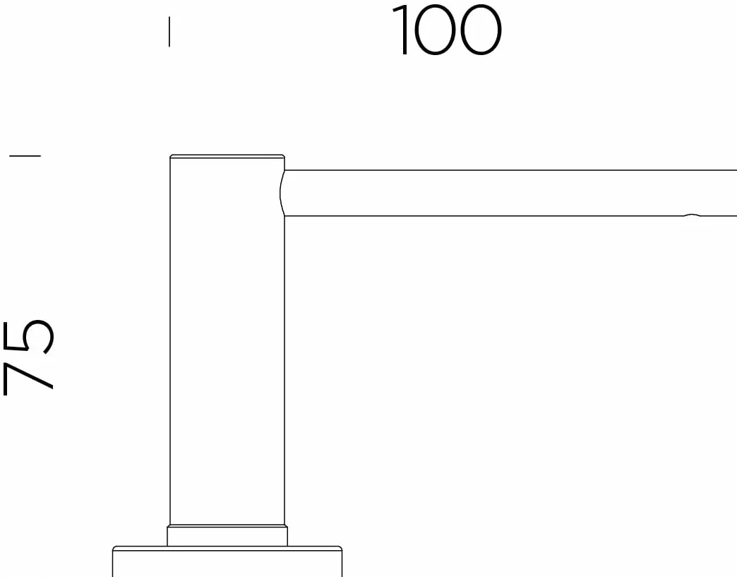 Schock Dispensador de detergente SAMO L, Acero Inoxidable Macizo, Talla única