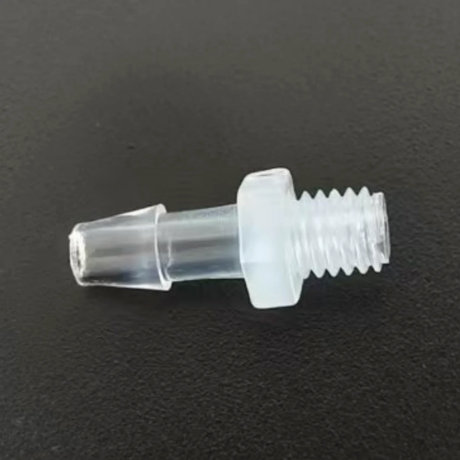 Accesorios de manguera de plástico – Adaptador de rosca macho 10-32UNF para laboratorio y maquinaria de alimentos – 50 piezas reutilizables (2,4 mm 3/32 pulgadas)