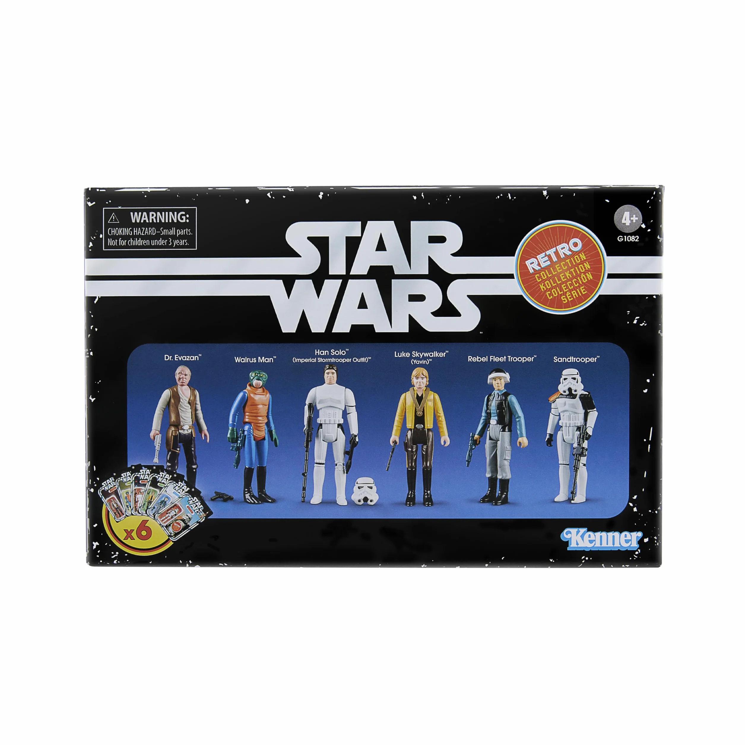 Hasbro Star Wars La Colección Retro Pack Múltiple de 6 Figuras de Acción de 9,5 cm