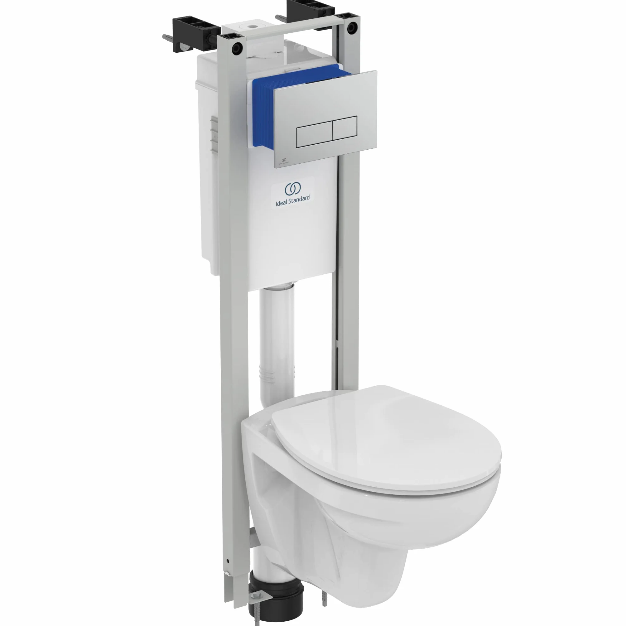Ideal Standard Oleas Placa de accionamiento doble descarga cromo 234x8,5x154 mm