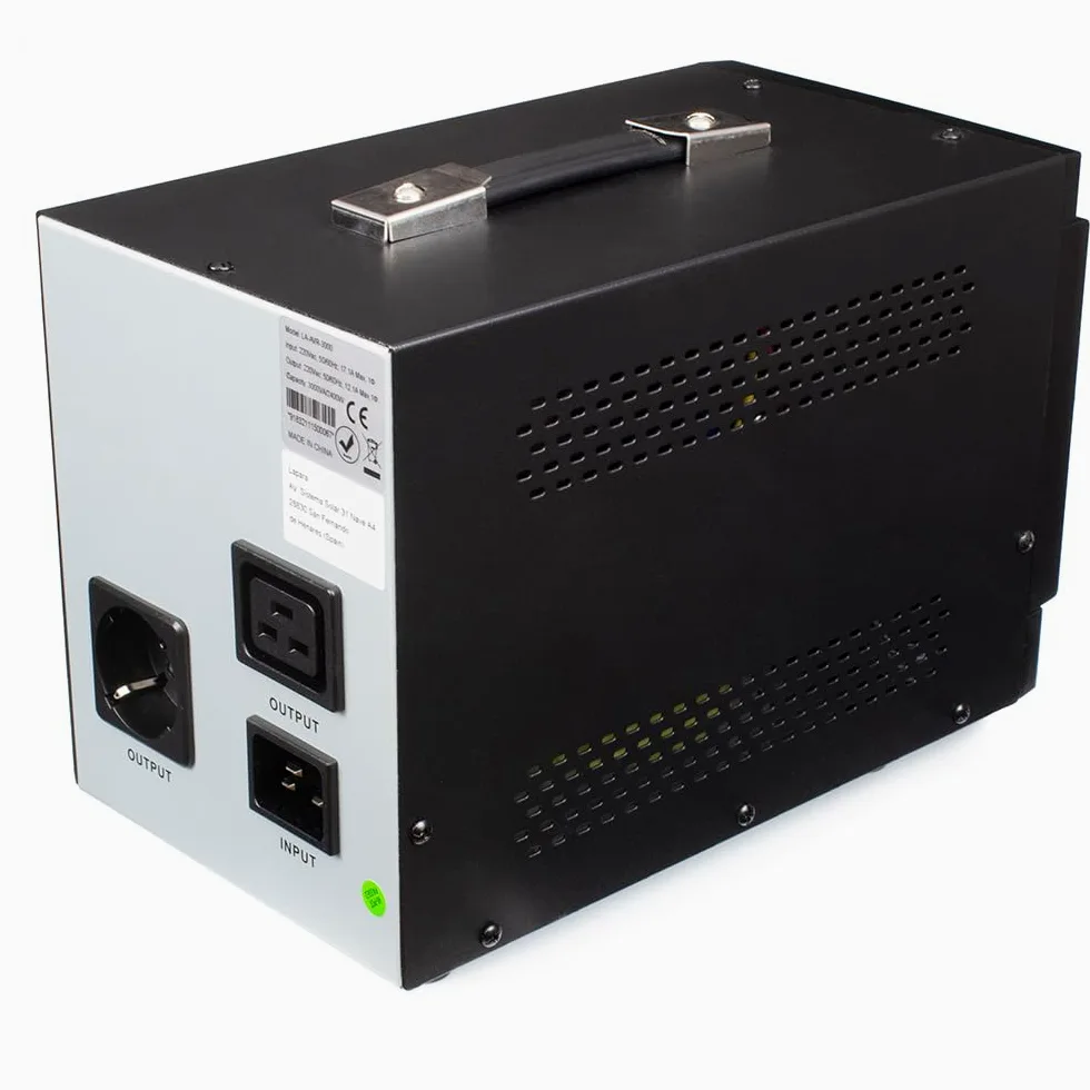Lapara AVR Regulador automático de Voltaje 3000 VA LA-AVR-3000