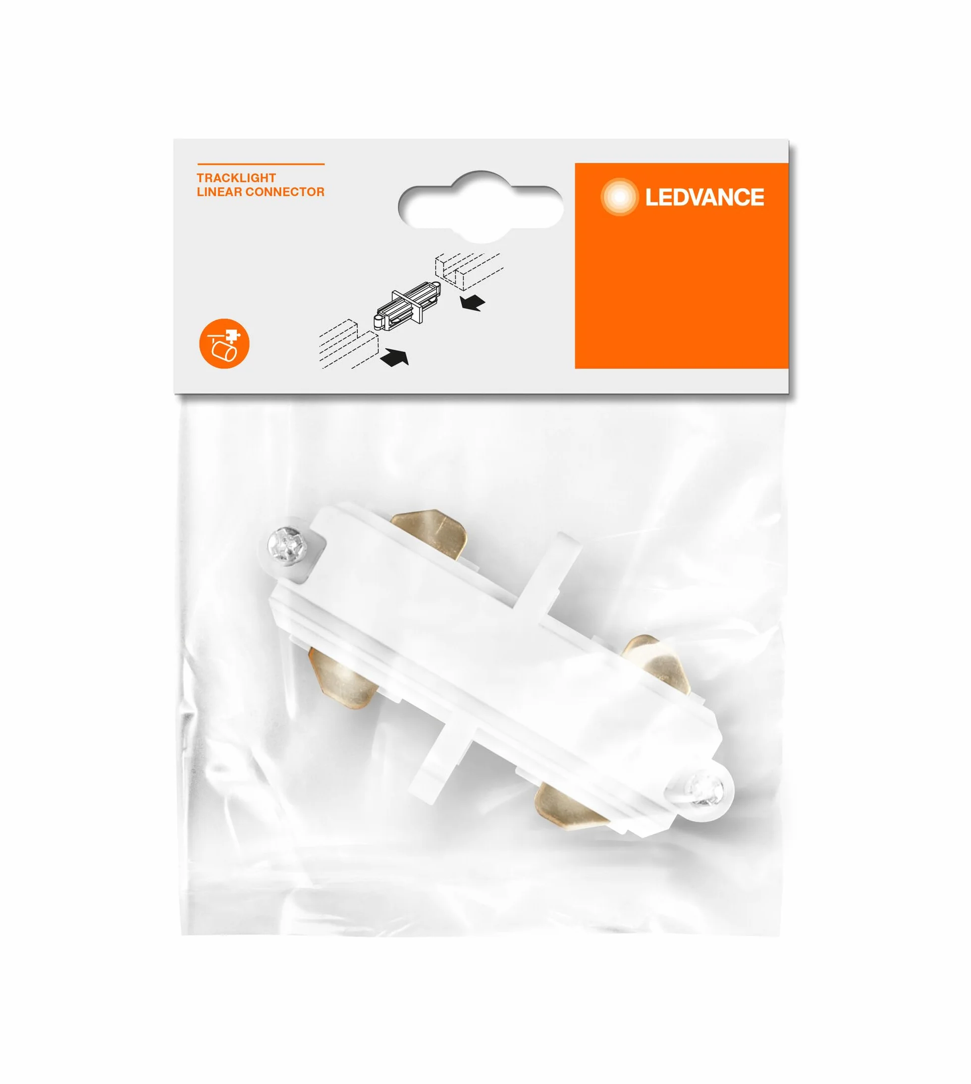 LEDVANCE Conector de alimentación lineal TRACKLIGHT blanco para dos carriles