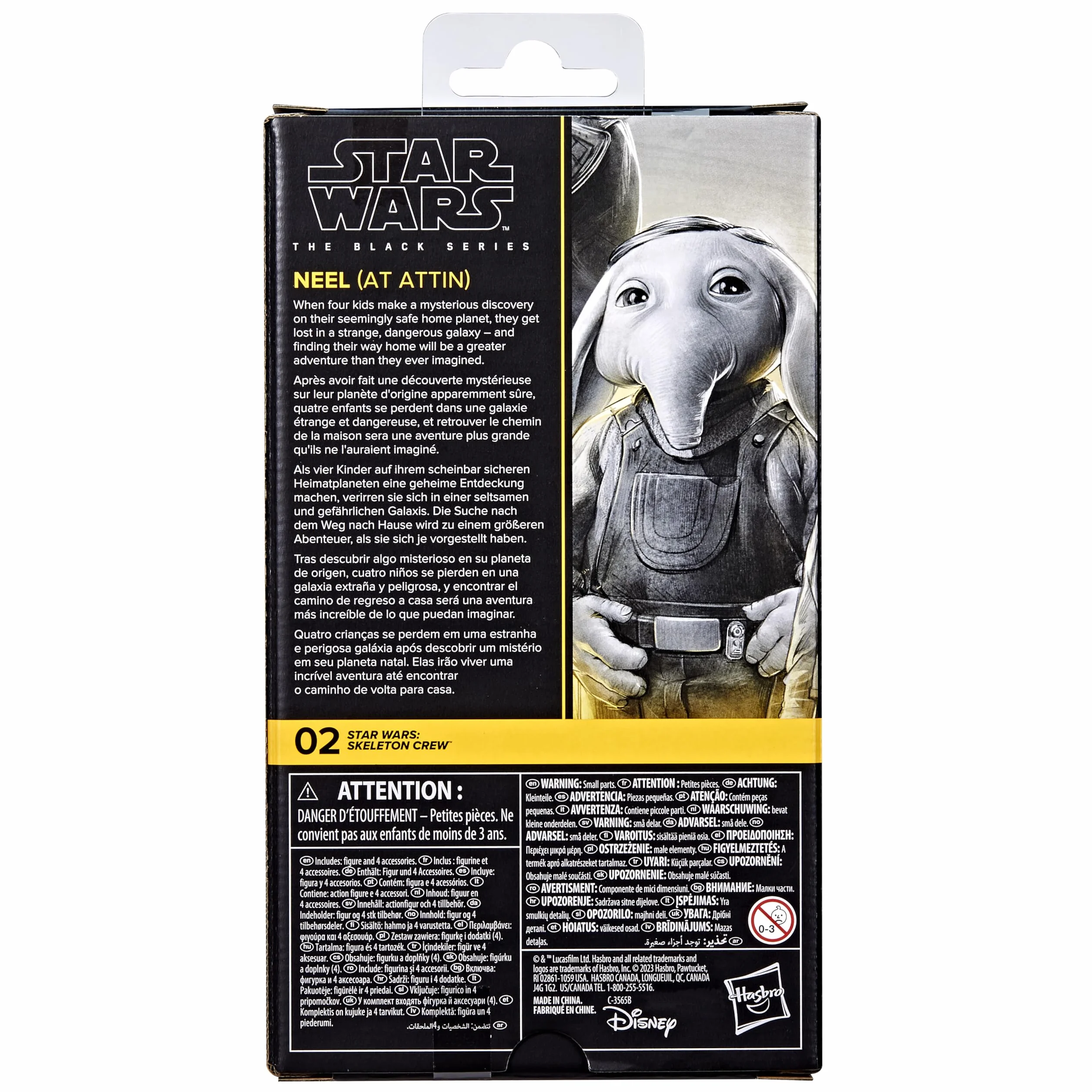 Star Wars The Black Series Neel (At Attin) Figura de 15 cm