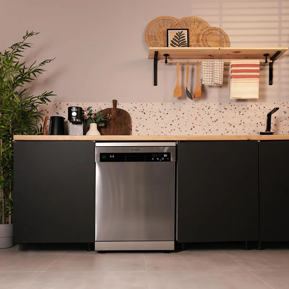 Cecotec Bolero Aguazero 6110 Zmywarka 60cm 1850W 13 Zestawów 6 Programów Inox