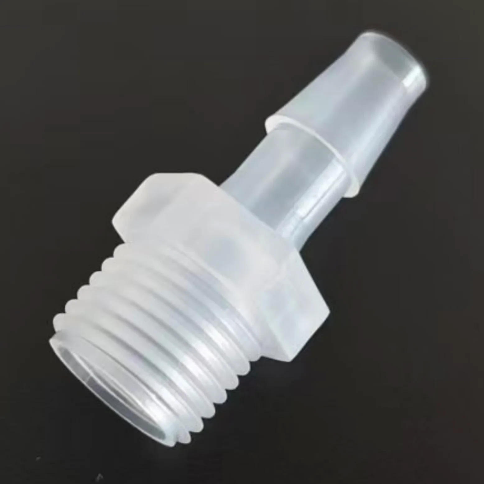 Adaptador de rosca macho 1/4G – Conector de manguera de plástico PP duradero for maquinaria de laboratorio y alimentos – Paquete de 50(1/4inch 6.4mm)
