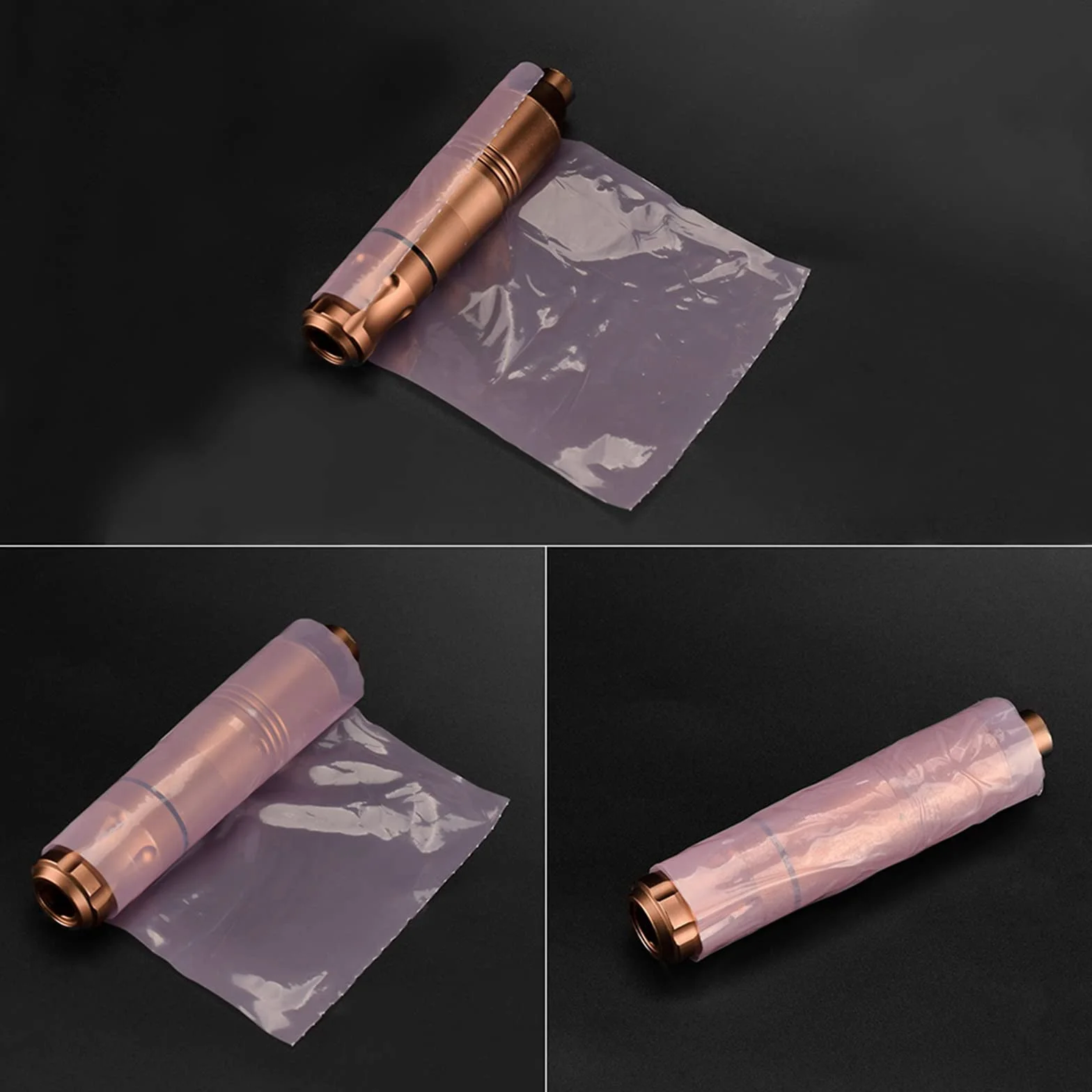 Película barrera desechable impermeable adhesiva tatuaje accesorios 1200 hojas rollo rosa