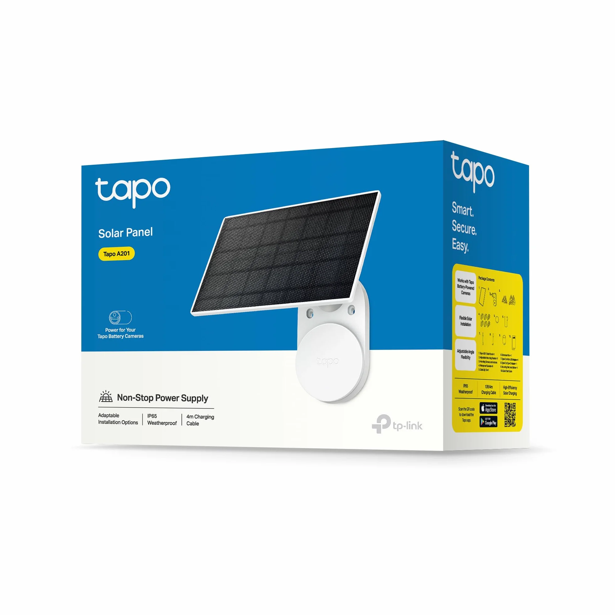 Tapo A201 Panel Solar IP65 Células Monocristalinas Cable 4m