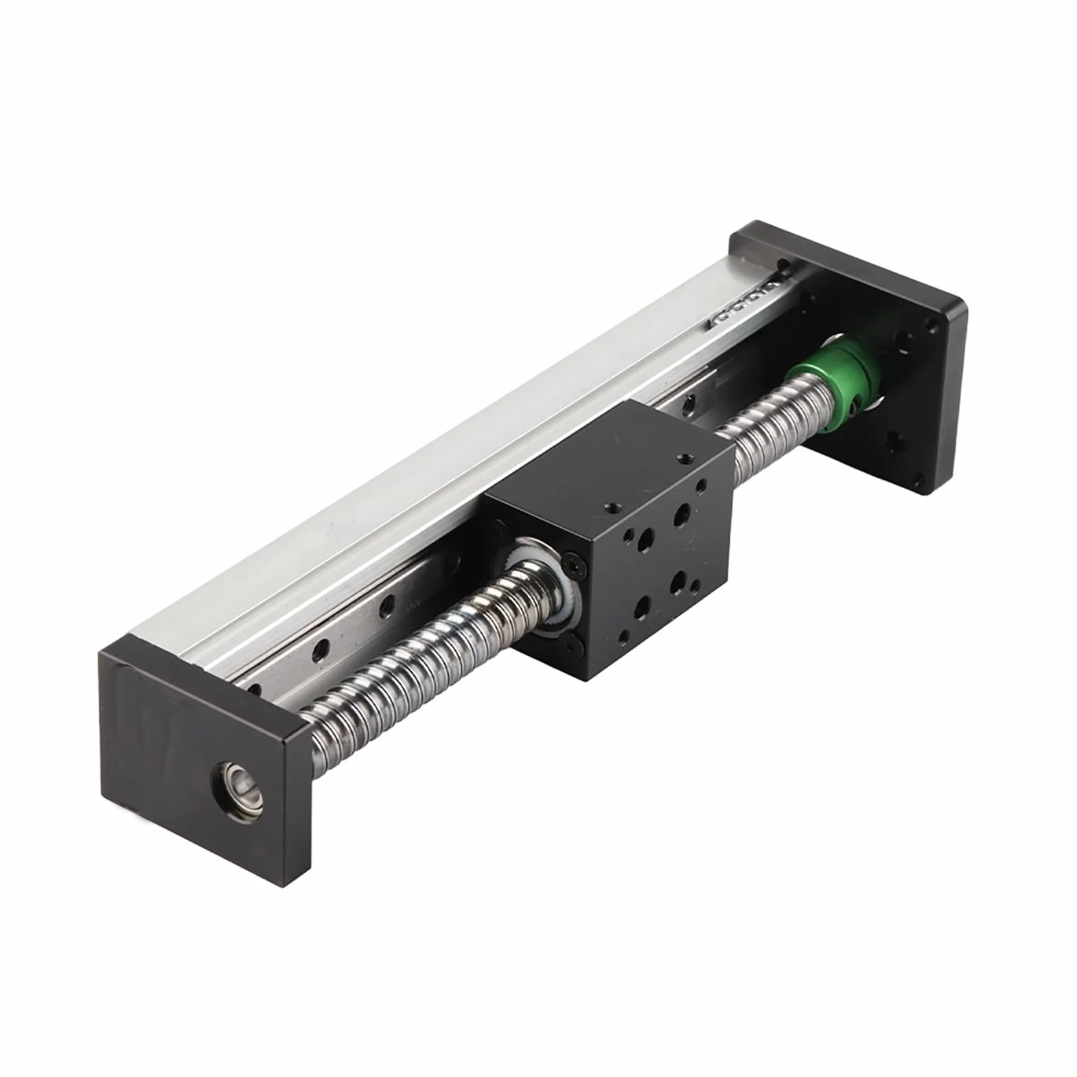 Etapa lineal de husillo de bolas, Mesa deslizante lineal de aluminio, Etapa de movimiento lineal de carrera de 150 mm, Guía de etapa lineal motorizada para mecanizado CNC