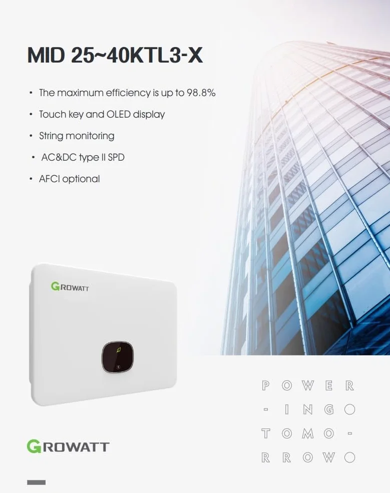 GROWATT MID 40 KTL3 - X