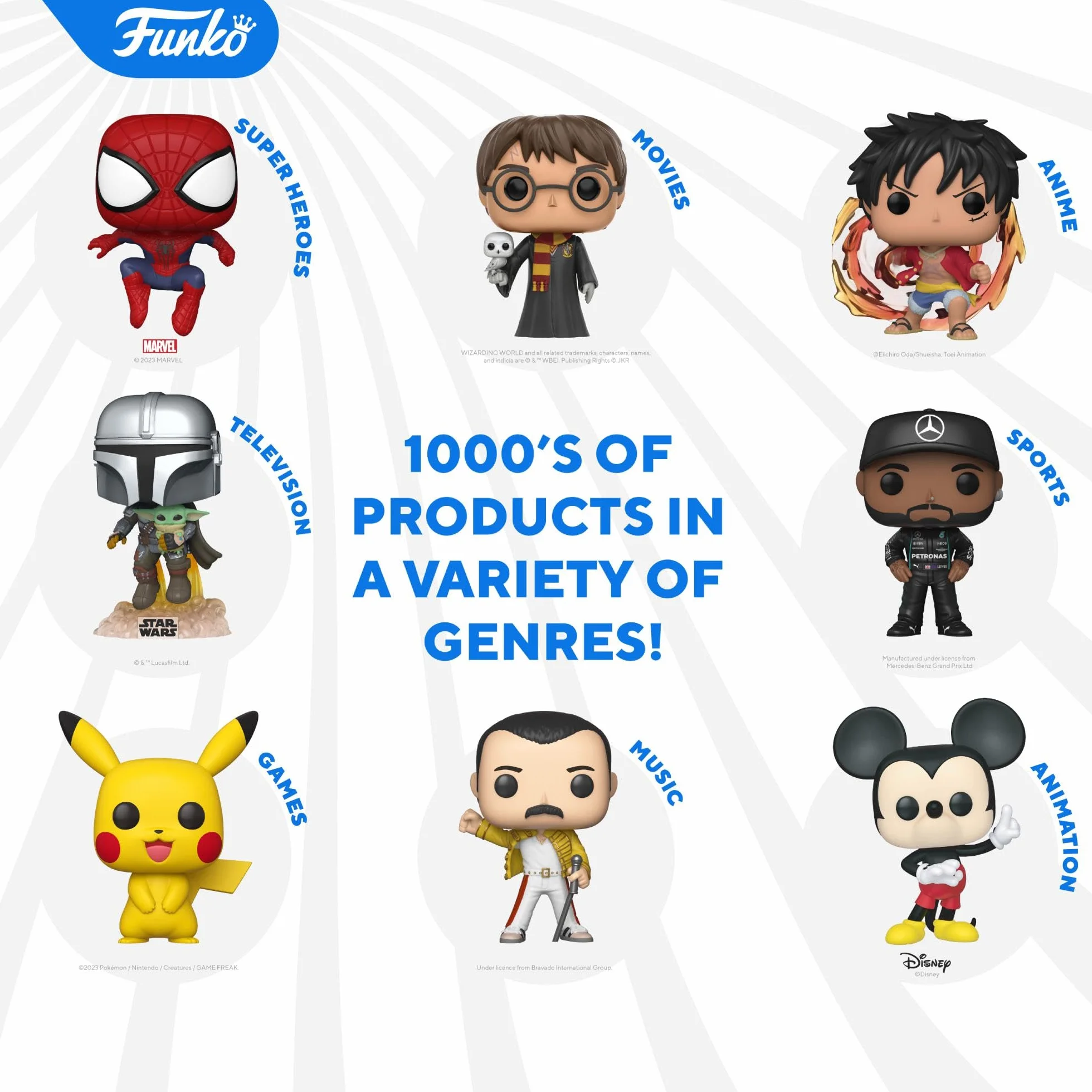 Funko Mystery Mini One Piece Straw Hat Crew Monkey D. Luffy Roronoa Nami Figura de Vinilo Coleccionable