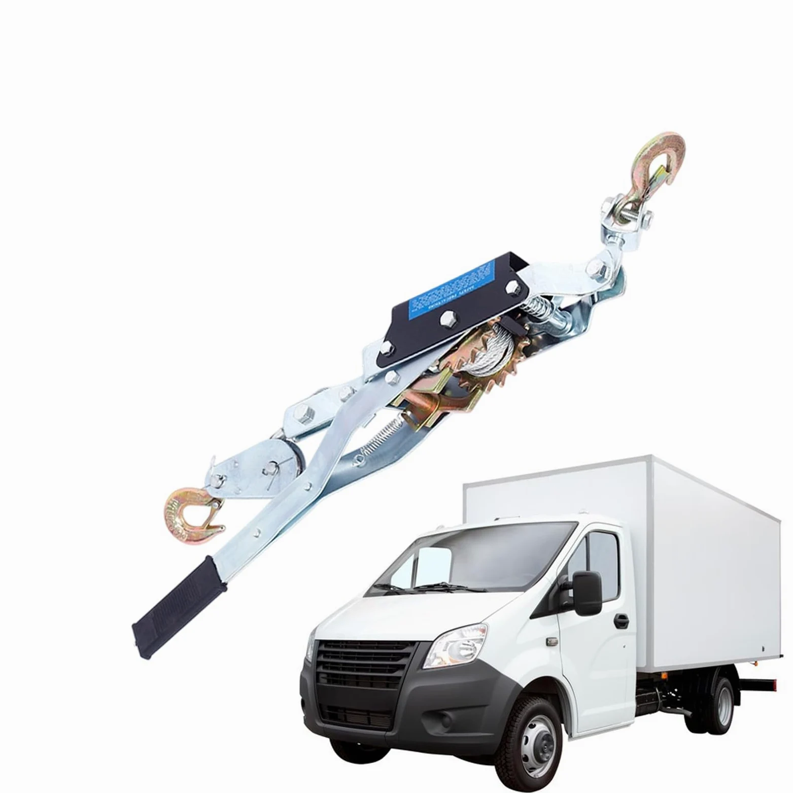Cabrestante Manual con Cable Tensor de Trinquete con Gancho Doble | Tensador De Cable Con Doble Gancho Y Trinquete Para Tirar, Prensar, Jardinería, Embalaje, Instalación, Enmarcado,