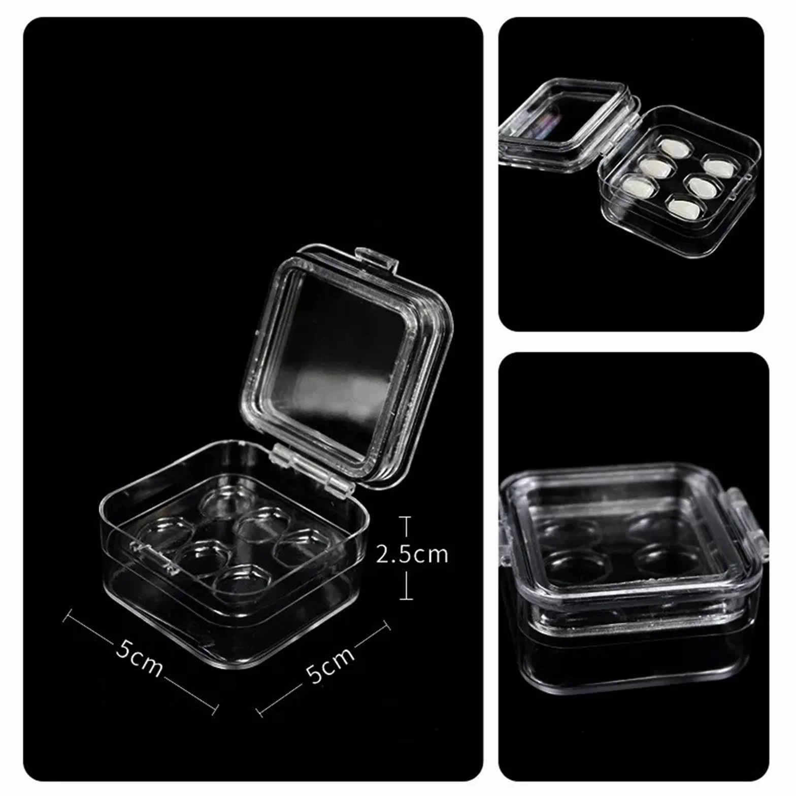 Caja Dental con película para dentadura, Material de Almacenamiento de Chapa, Herramientas dentales cosméticas, 40 Piezas
