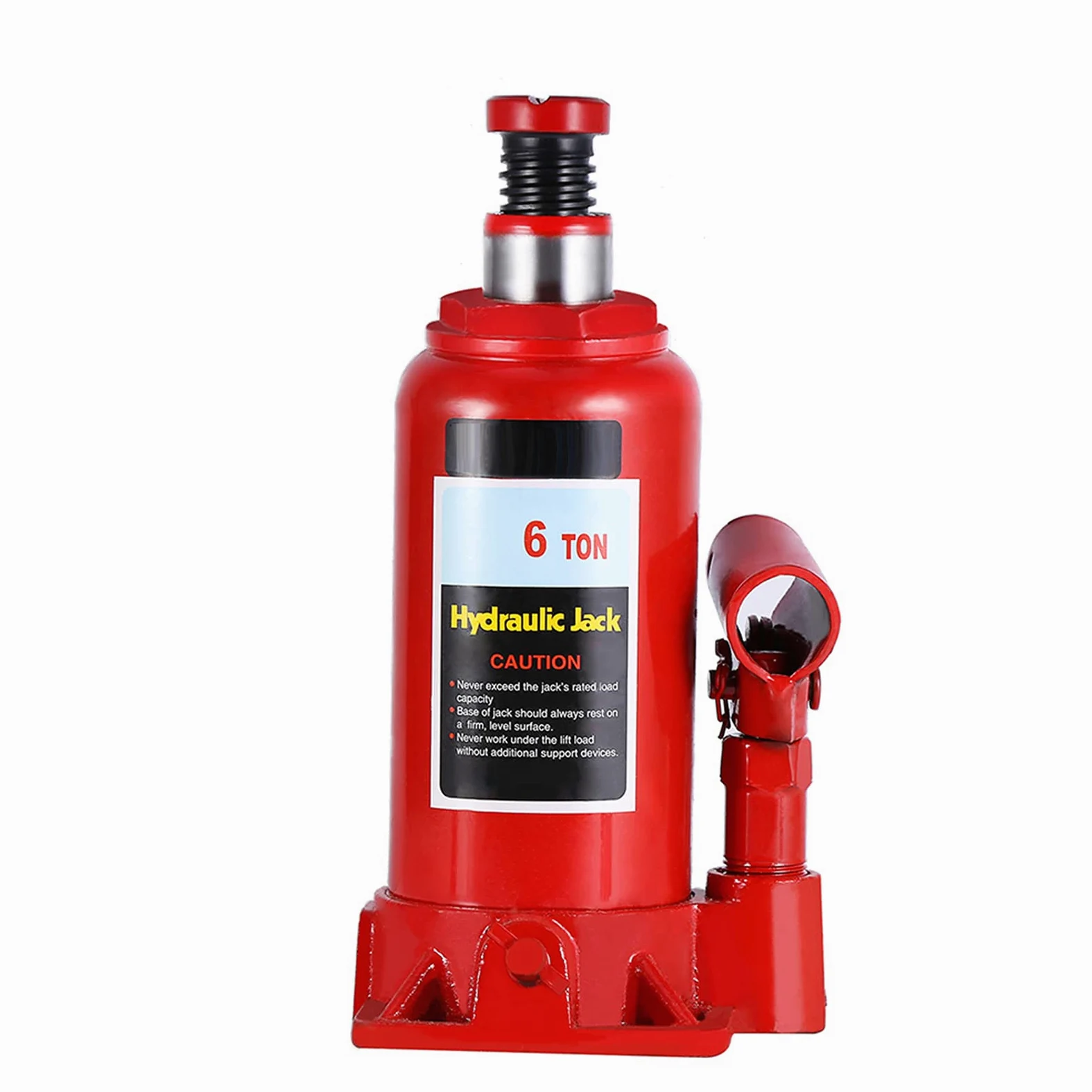 Gato Hidráulico de Botella para Reparación de Automóviles y Elevación de Casas, Gato Hidráulico de Botella de Coche de Piso 6T para Camiones