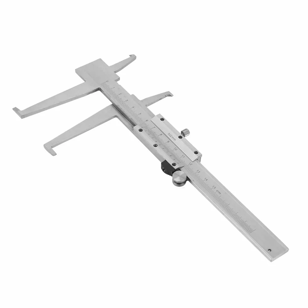 KIMISS Calibrador Vernier 9-150 Mm Acero Carbono Herramienta de Medición de Precisión