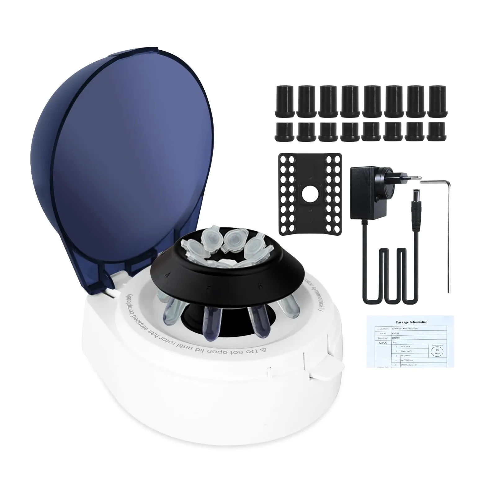 Centrífuga, Máquina Centrífuga PCR Eléctrica De Mini-4K, Mini Mesa Trabajo, Microcentrífuga Plasma Sanguíneo 7000rpm For Tubo Centrífugo 2ml