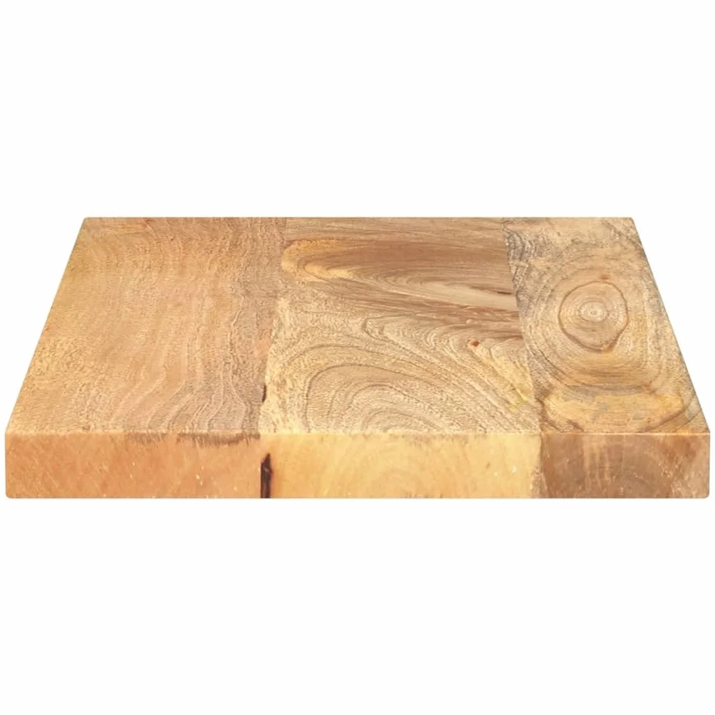 Genérico Tablero de Mesa Rectangular Madera Maciza Mango 50x20x3,8 cm,Tableros para mesas-371486