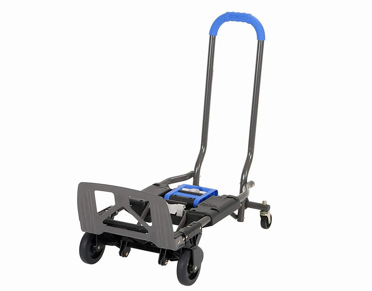 Cosco Shifter, Carretilla de Mano 135kg Plegable de Multiples Posiciones para Trabajos Pesados, Azul