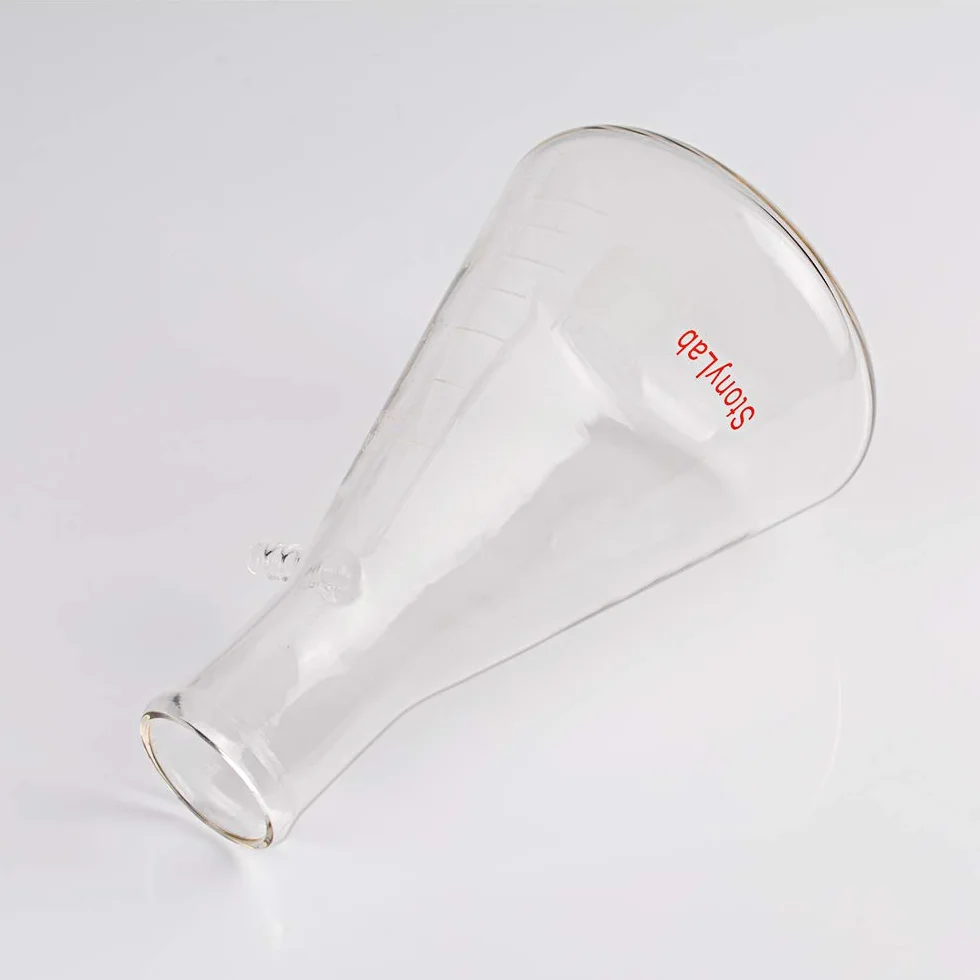 Frasco de filtración de vidrio borosilicato StonyLab 500ml, perno de cuello con tubo