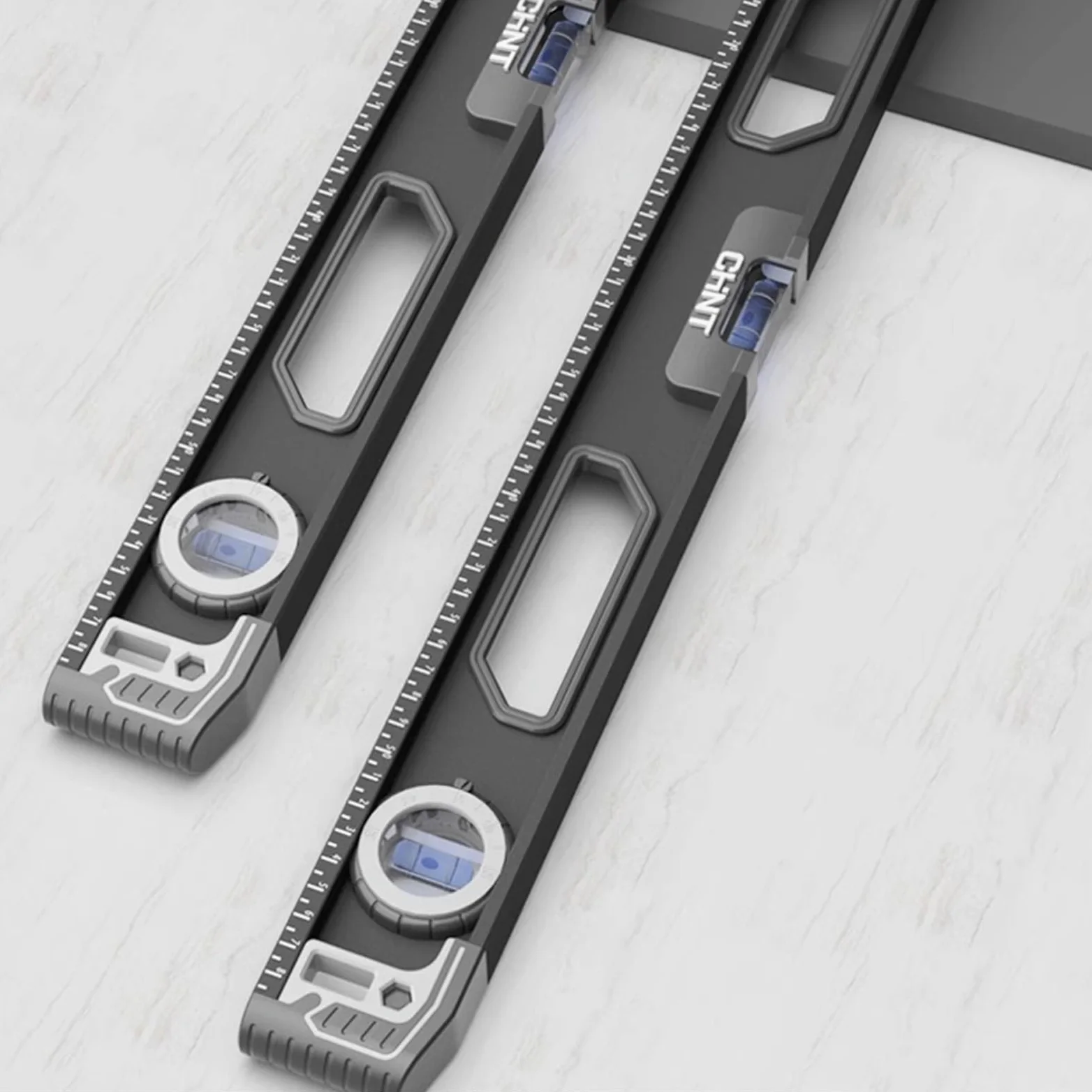 Herramienta profesional de medición de aluminio, regla de ángulo de nivel de burbuja, calibre de aleación de aluminio profesional para carpinteros e ingenieros
