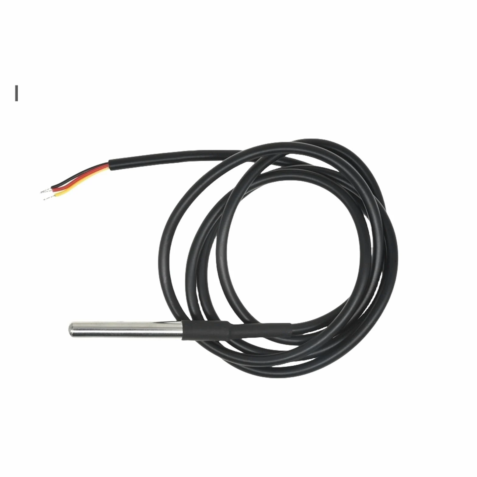 1/10PCS DS18B20 Hilo impermeable, Compatible con Arduino, Sensor de temperatura de sonda de temperatura Paquete de acero inoxidable 1/2/3/5/10 metros(5 Meter 10pcs)