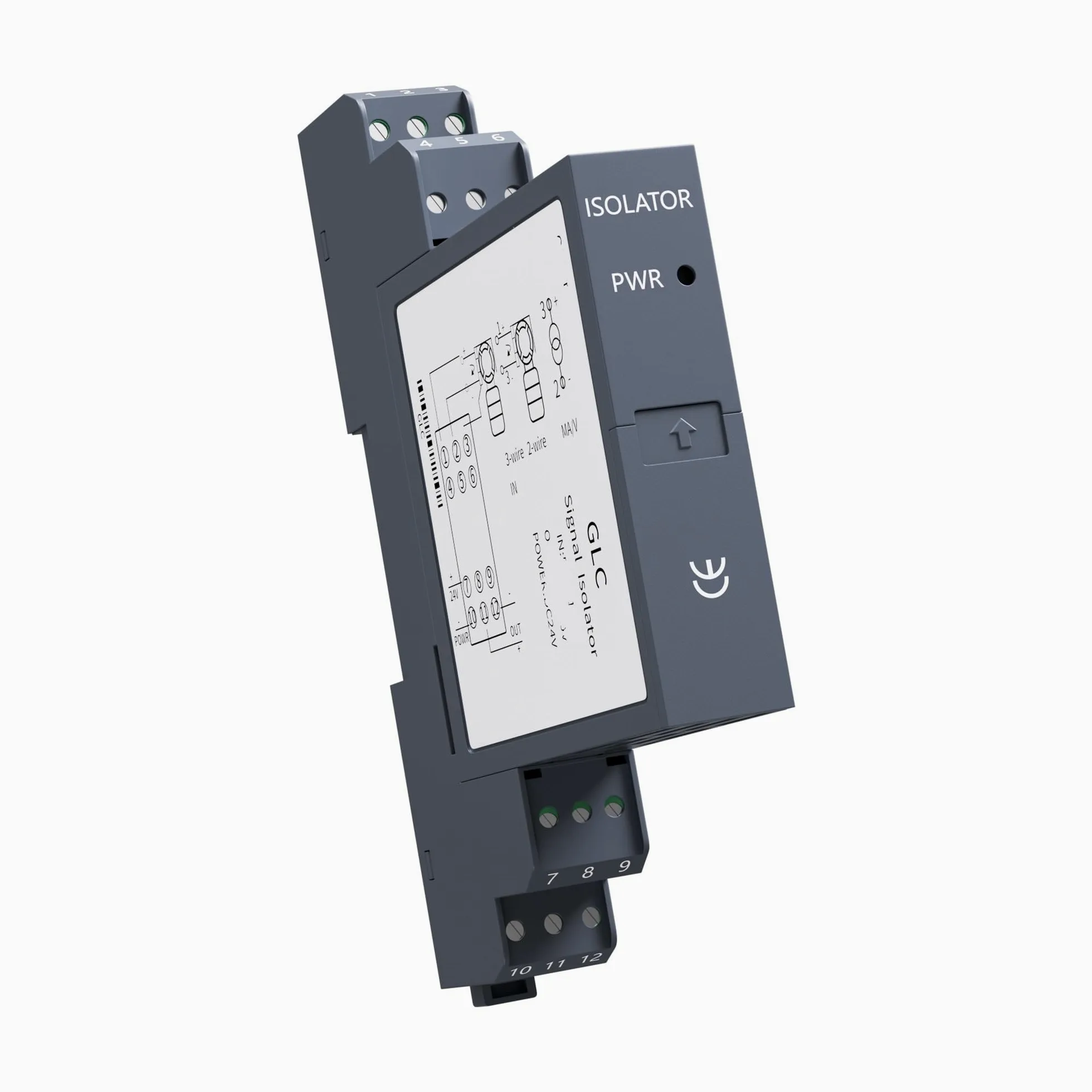 Aislador de señal analógica, 0-10V → / 0-5V, 1 entrada salida | DC24V, Aislamiento de entrada/salida(0-10V Input)