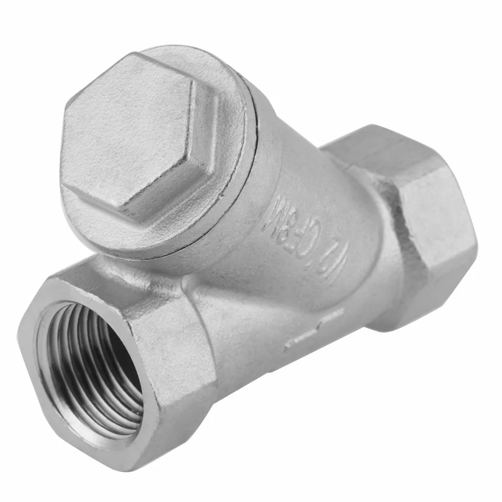 Colador Acero Inoxidable Malla DN15 NPT 1/2 Agua Aceite Gas