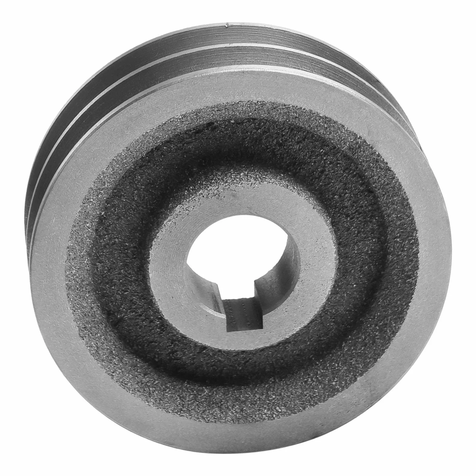 Polea de correa trapezoidal de hierro fundido, doble ranura 50-100 mm, accesorio para herramienta eléctrica