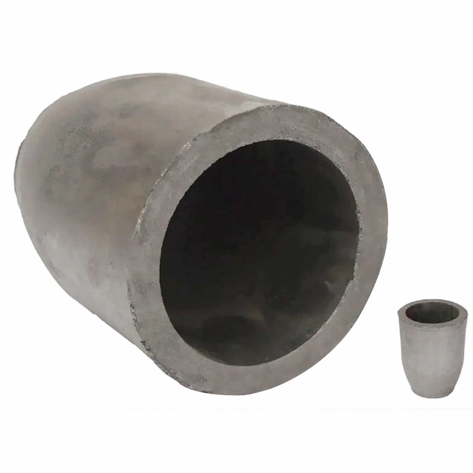 Molde de Fusión de Fundición de Grafito Crisol para Fundir Oro Plata Cobre Latón Aluminio 2KG