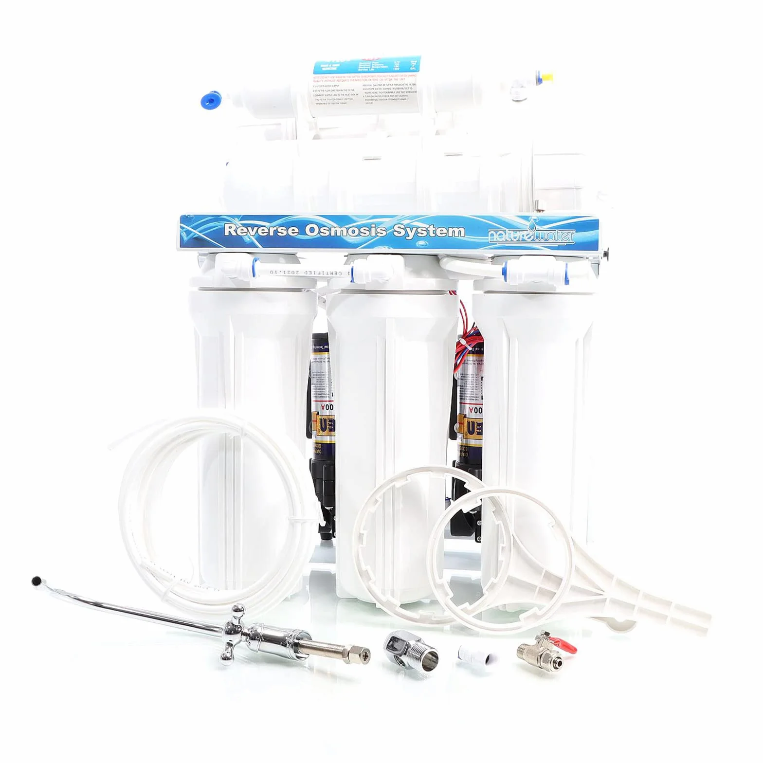 Naturewater NW-RO400-E2 Equipo de ósmosis inversa (RO) 1500l/día Filtración Tratamiento del agua