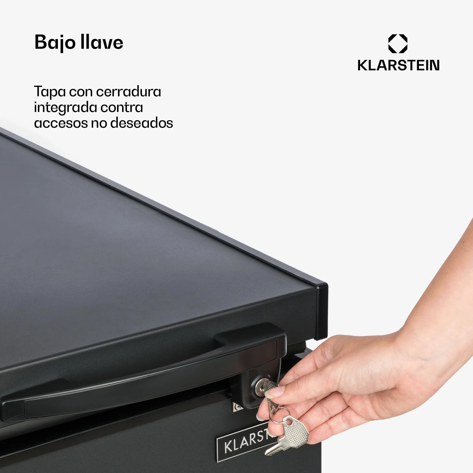 Klarstein Arcon Congelador Pequeño Vertical Portatil 51 l Silencioso Bajo Consumo