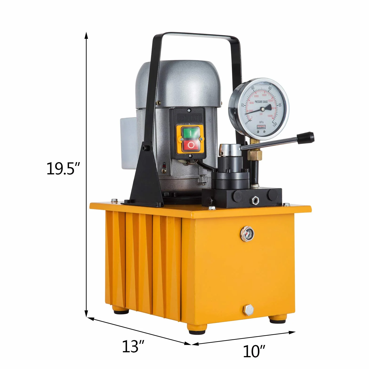 Bomba Hidráulica Eléctrica Bomba Hidráulica Accionada por 10000 PSI Bomba de Doble Acción Eléctrico Hidráulico Bomba Hidráulica Eléctrica de Presión de Aceite