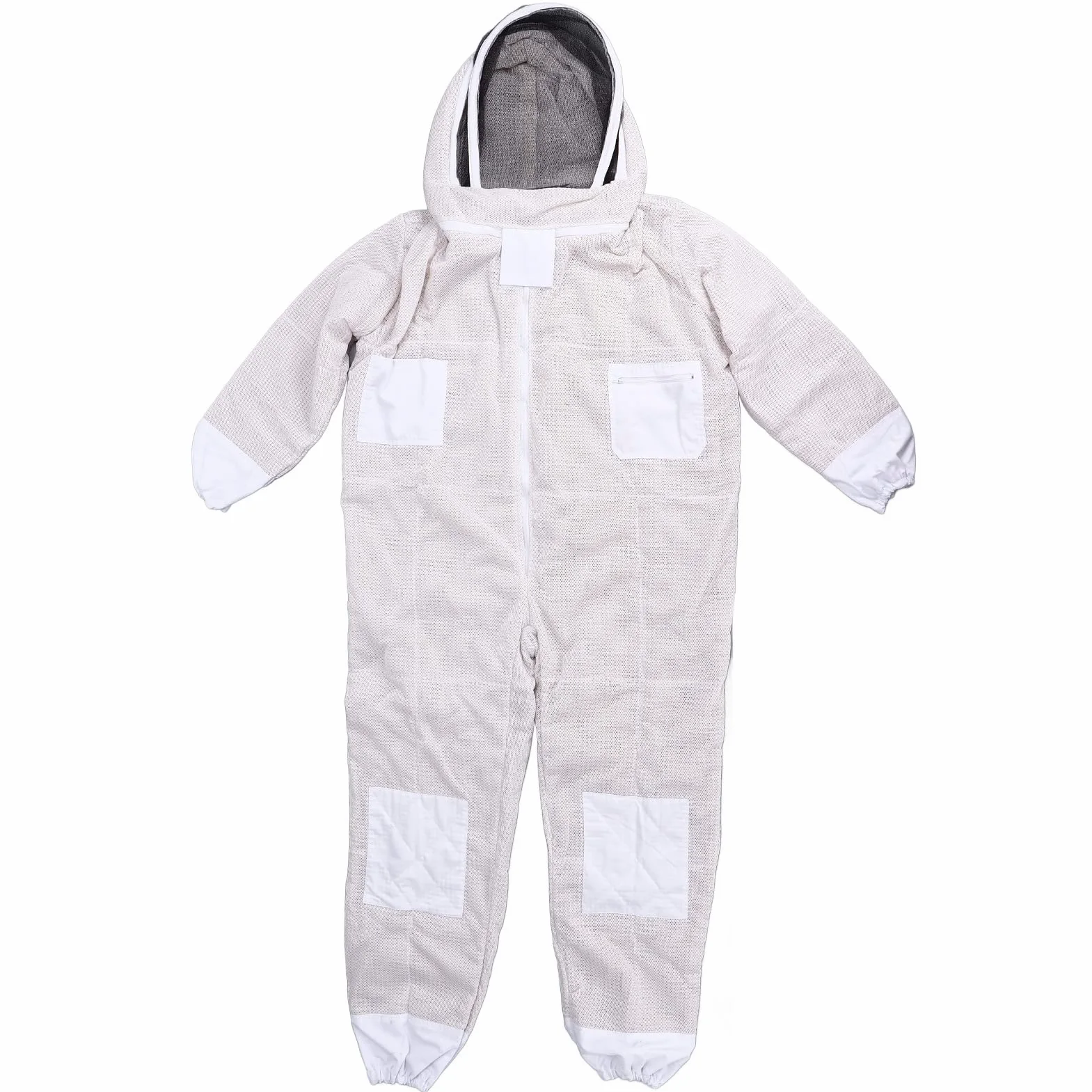 Traje de Abeja Siamesa Profesional para Apicultores, Traje Ventilado con Cremallera Cómodo y Transpirable para las Temporadas de Otoño e Invierno
